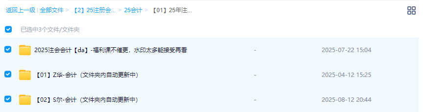 2025年【注册会计师】