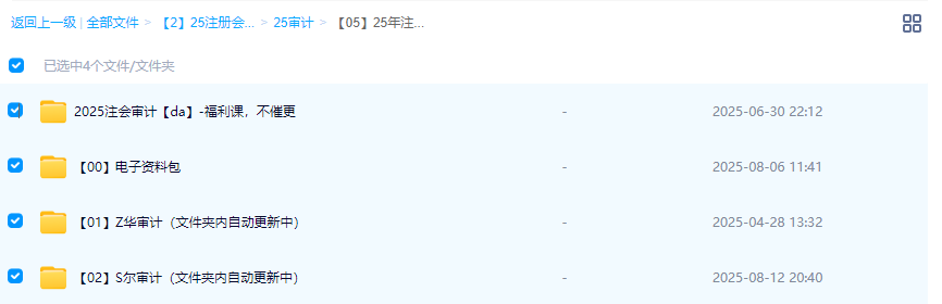 2025年【注册会计师】