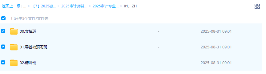 2025年【初、中级审计师】