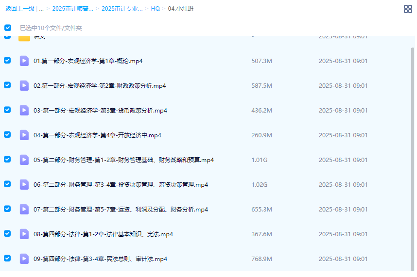 2025年【初、中级审计师】